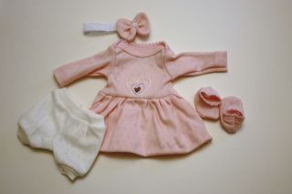 Sculpted OOAK Baby Doll Clothes Dress Tiny Miracle Mini Reborn Preemie 10"