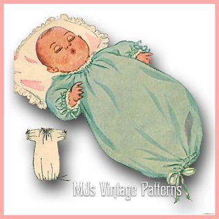 Vintage Baby Doll Clothes Pattern 11" 12" DY Dee Tiny Tears Betsy Wetsy