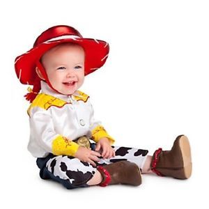 Jessie Baby Costume Shirt Pant Hat Hair and or Boots Toy Story NWT 