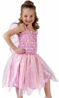 Girls Cute Pink Fairy Ballerina Kids Halloween Costume