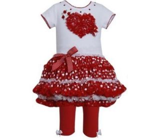 Bonnie Jean Valentines Day Heart Outfit Size 3T Pageant OOC Boutique