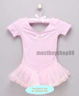 Lovely Baby Toddler Girl Pink Ballet Dress Costume One Piece 3 15 Months