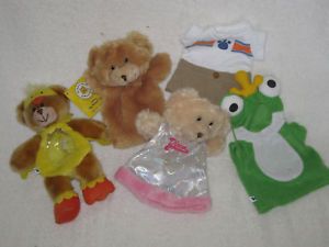 Build A Bear BABW Baby Mini Plush Puppet Clothes Lot