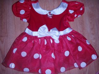  Minnie Mouse Baby Infant Dress 18 24M Halloween Costume