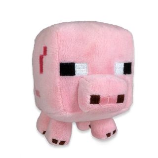 Minecraft 7" Animal Plush Baby Pig New