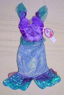  Princess Ariel Little Mermaid Costume XXS 2 3 New with Tags