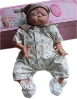 Realistic Silicone Vinyl Reborn Baby Doll Olivia Lifelike Baby Doll 20"
