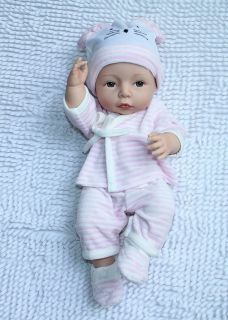 Reborn Baby Dolls 15" Silicone Vinyl Doll Reborn Baby Lifelike Artist Design