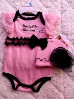New Cotton Baby Bodysuit Hat 2 Pcs Baby Girls Costume One Piece Bodysuit B9