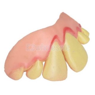10x 5 Rubber Funny Gift Costume Party Ugly Gag Fake Joke Rotten Teeth Dentures