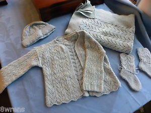 Large Lot of Antique Handmade Newborn Baby Doll Clothes Estate in The Country