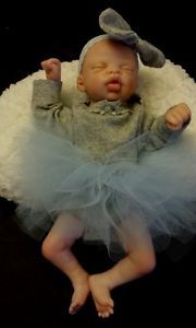 Sculpted OOAK Baby Doll Clothes Tutu Tiny Miracle Mini Reborn Preemie 10 11"
