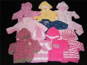 Lot Baby Girl 6 9 Months Fall Winter Clothes Coat Jackets Hooded 6 9 M