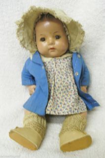 Vintage 11" Madame Alexander Baby Doll Alexanria Composition Jointed Clothes