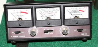 Para Dynamics Corp PDC 550 RF SWR Power Scanner Meter for CB Ham Radio