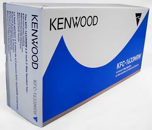 Kenwood KFC 1633MRW 6 5" 2 Way Marine Boat Speakers New KFC1633MRW w Warranty