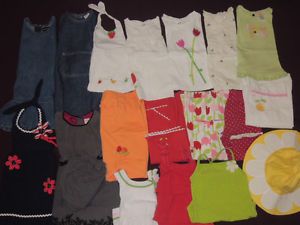 Lot of Gymboree Baby Girl 18 24 mos 24 mos 2T Spring Summer Outfits Clothes