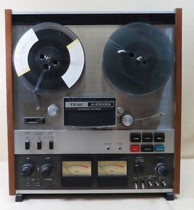Vintage Teac A 4300sx Reel to Reel Tape Recorder Deck Auto Reverse Player Repeat