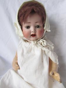 Antique Vntg German Character Baby Doll 167 Kley Hahn Pretty Vintage Clothing