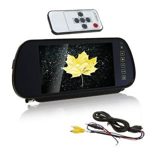 7 inch TFT Car Rearview Monitor for Car Reversing Camera Mirror Monitor Black