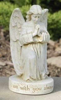 Lot 4 Stone Outdoor Memorial Remembrance Angel Figures