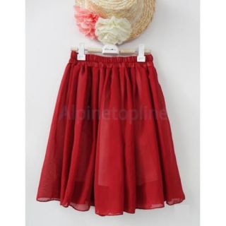 Lovely Women Empire Waist Chiffon Pleated Summer Skirt Mini Dance Dress