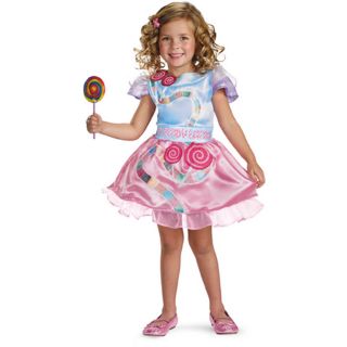 Candy Land Girl Classic Toddler Child Costume Candy Game Board