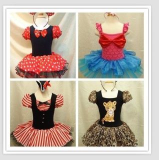 Girl Fancy Dress Pirate Minnie Costume 2 8Y Baby Toddler Ballet Leotard Display