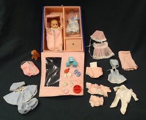 Little Miss Revlon Ideal Baby Doll Ginnette with Box Bottle Clothes More TH