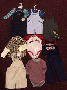 Kids Baby Boy Clothes 12 Months Carters Macys Shorts Shirts Pants Nike Toms Gap
