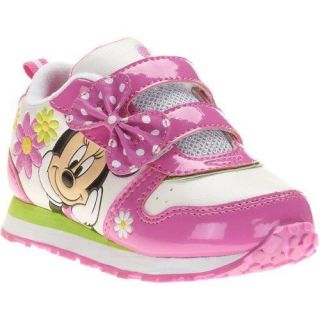 New Girl Disney Minnie Mouse Bow Athletic Sneakers Shoes Toddler Size 8 9