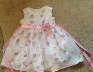 Bonnie Baby Bonnie Jean Girls Dress Easter Beautiful 24 Months