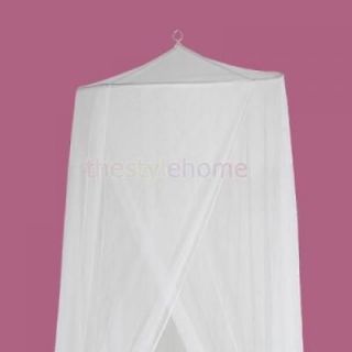 White Princess Mosquito Toddler Nursery Baby Bed Crib Canopy Netting Mesh Cloth