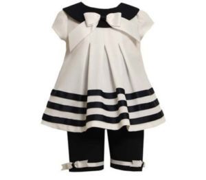 Bonnie Jean Baby Girls Boutique Outfit Size 12 Months Sailor Nautical Clothing