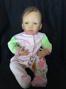 Ashton Drake Girl Baby Doll by Artist Waltraud Hanl Weighted Posable 22"