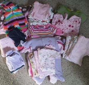 Huge 64 Piece Lot of 0 3 3 Month Baby Girl Clothing