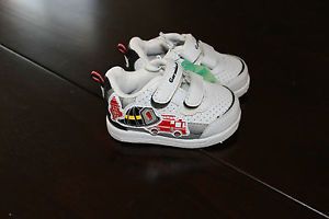 New Baby Boys Fire Truck Athletic Tennis Sneaker Shoes Outfit Clothes 2 3M 6M