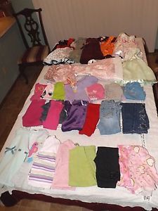 30 PC Lot Baby Girl Toddler Clothes Size 3T Dresses Shirts Hoodies Shorts