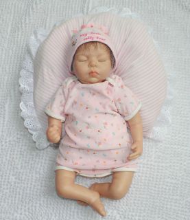 Reborn Baby Doll Lena Lifelike Baby Doll Eyes Closed 20 Inch
