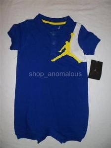 Nike Air Jordan Jumpman Baby Boys Bodysuit Romper Shirt Clothes Sz 12M 12 MO