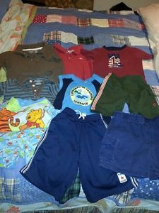 Boys Toddler 2T Mixed Lot Summer Clothes Shorts Shirts Polos Old Navy OshKosh