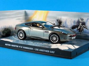 Diecast Metal Model Car James Bond Aston Martin V12