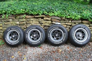 Vintage American Racing Ansen Sprint Aluminum Wheels Tires