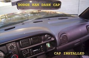 Dodge RAM Plastic Molded Dash Cap Overlay Hard Cover 98 02 Regular RAM P U Truck