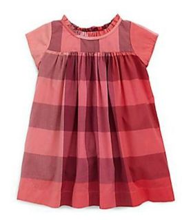 Burberry Infant Girls' "Delia" Dress Pomegranate Size 18 Months $145