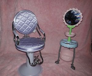 American Girl Doll Our Generation Salon Chair and Mirror 18" Doll Beauty Hair