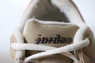 273 Mens Nike Air Jordan Jumpman TE2 23 Tan White Suede Sneakers Shoes Sz 7