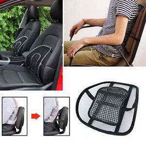 Confortable Car Seat Office Chair Massage Back Mesh Lumbar Support Cushion Pad