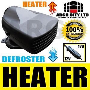 12V Auto 2in1 Fan Heater Cooler Defroster Demister Car Ceramic Heating Cooling