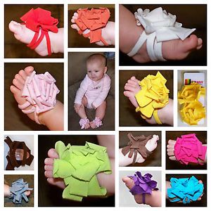 Barefoot Socks Sandals Shoes Flowers Feet Toes Baby Blooms US American Seller